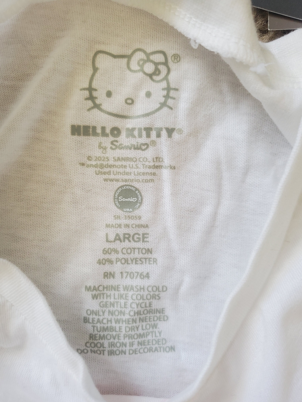Hello Kitty Cotton Tee - Picture 3 of 5